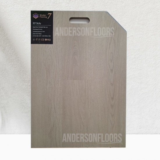 Woden Flooring Garnet Collection 7mm SPC Vinyl - 107 Sicily Woden Flooring Garnet Collection 7mm SPC Vinyl - 107 Sicily